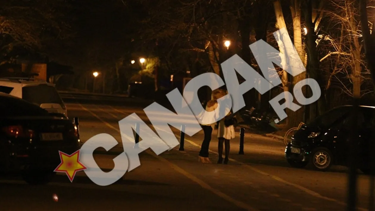 Andreea Ibacka stie sa isi tina prietenele aproape! S-au pupat in parcarea restaurantului!