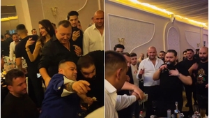 Petrecere împărătească cu Florin Salam și Adrian Minune! Dedicațiile au curs „fără număr”!