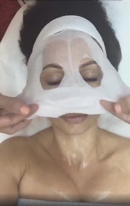 Nicoleta Luciu s-a relaxat la esteticiană