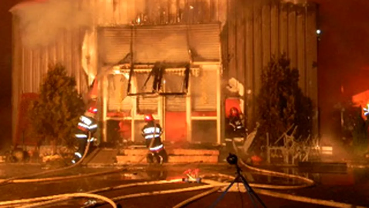 O fabrica de branzeturi din Buzau a fost distrusa de un incendiu