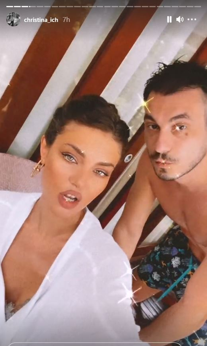 Christina Ich și Alex Pițurcă s-au filmat în momente de tandrețe în Seychelles. Gluma acidă făcută de moldoveancă la adresa logodnicului ei | FOTO
