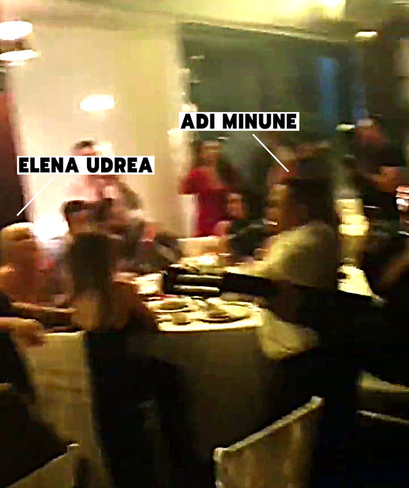 Adi Minune cântă sub privirile Elenei Udrea