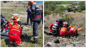Pasiune periculoasă. Un bărbat s-a prăbușit cu parapanta, în Prahova
