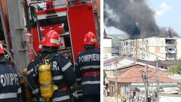 De-a râsu'-plânsu'! Pompierii din Huși au ajuns urgent, pentru a stinge un bloc în flăcări, însă au uitat un lucru esențial