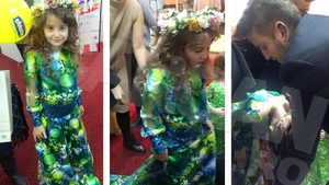 Fiica lui Irinel Columbeanu şi Cătălin Botezatu, aşa cum nu i-ai mai văzut! Uite cum o pregăteşte designerul pentru podium
