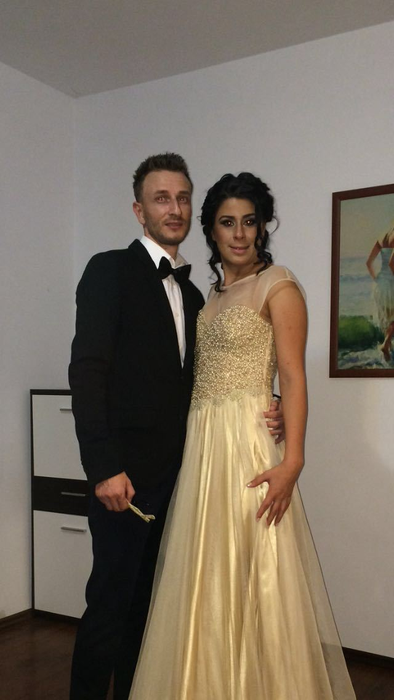 Dan Alexandru Agavriloaie, pacientul de 30 de ani decedat în Spitalul Fundeni, şi iubita lui, Ionela Bălan