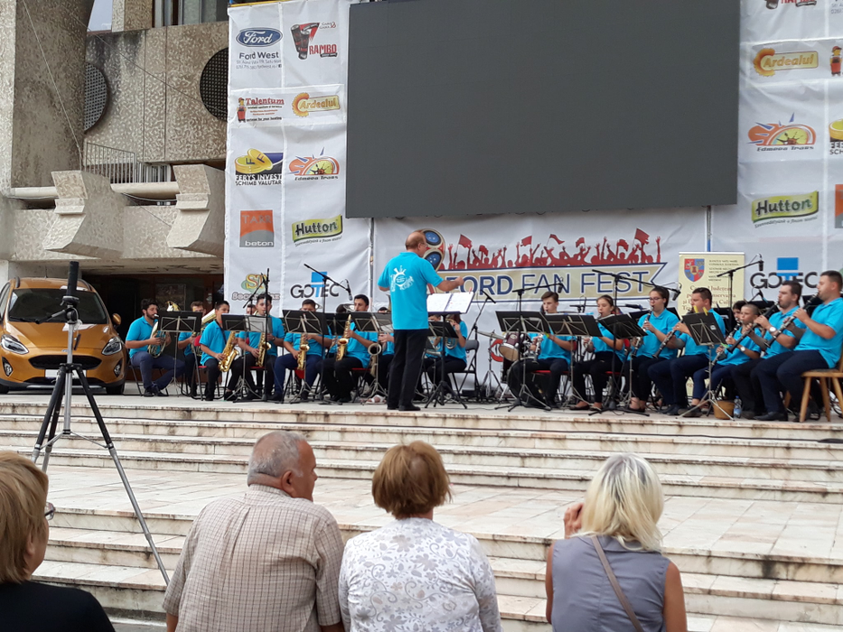 Fanfarele lui Mircea Câcu sunt nelipsite de la cele mai importante evenimente din Satu Mare