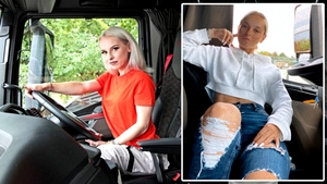 Loredana din România lucrează de 5 ani ca șoferiță de TIR în Marea Britanie. Ce i-au făcut colegii englezi, în batjocură