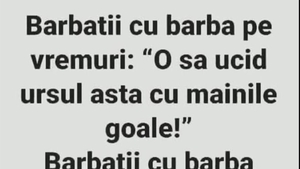 Bancul începutului de săptămână | Bărbații cu barbă