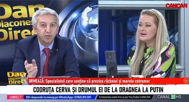 De ce și-ar fi dat Vladimir Putin demisia din KGB. Codruța Cerva face dezvăluiri la Dan Diaconescu în Direct