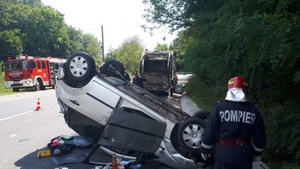 Accident cu 5 răniți, în Hunedoara! Un șofer băut a provocat totul