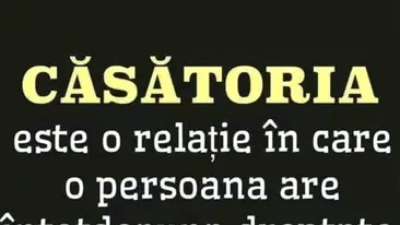 Bancul sfârșitului de săptămână | Definiția căsătoriei