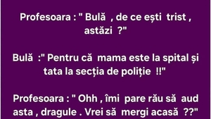 BANC | "Bulă, de ce ești așa trist astăzi?"