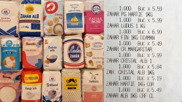 Câți lei costă 1 kilogram de zahăr în Carrefour și în Kaufland. Care e mai ieftin, de fapt