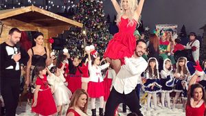 ANDREEA BĂLAN s-a distrat pe cinste şi-a arătat tuturor imaginile. S-a îmbrăcat în crăciuniţă, iar apoi...