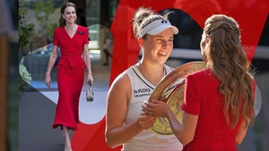 Kate Middleton a făcut senzație la Wimbledon. Rochia roșie spectaculoasă cu care Prințesa de Wales a atras toate privirile în loja regală