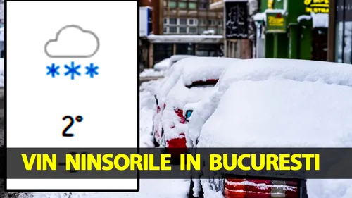 Vin ninsorile în București chiar de acum! Meteorologii Accuweather au modificat prognoza în România