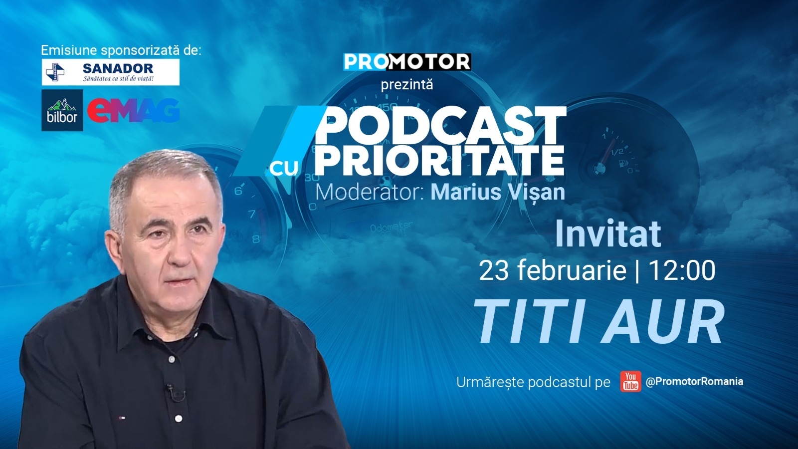 Titi Aur la „Podcast cu Prioritate” #92 by ProMotor „Mașină bună și ieftină nu există”