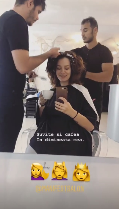 Feli, schimbare de look îndrăzneață înainte să nască. S-a tuns mai scurt și s-a vopsit