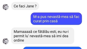 BANCUL ZILEI | "Mamă, ce fătălău ești!"