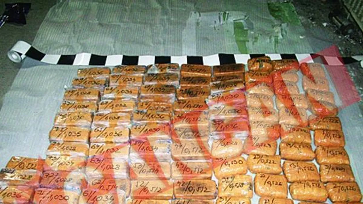 Peste 60 de kilograme de heroina capturata la frontiera