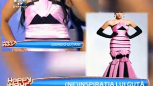 Nicoleta si Nicolae Guta  acuzati ca au copiat un model de rochie: " Croitoreasa mi l-a aratat, mi-a  placut si am fost de acord sa il facem"