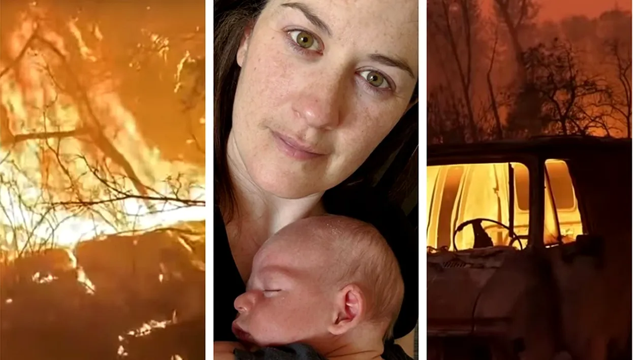 Mesajul sfâșietor al unei mame, prinsă în mijlocul incendiilor infernale din Australia cu bebelușul ei: “A  inhalat fum cam cât o persoană care fumează un pachet de ţigări pe zi”