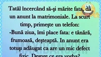 BANC | Încercând să-și mărite fiica, tatăl dă anunț la matrimoniale