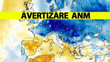 ANM, avertizare meteo de vreme severă imediată. Fenomene meteo periculoase în România