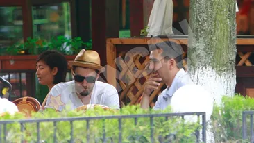 Smiley, intalnire de taina cu Lucian Mitrea la o terasa din Herastrau