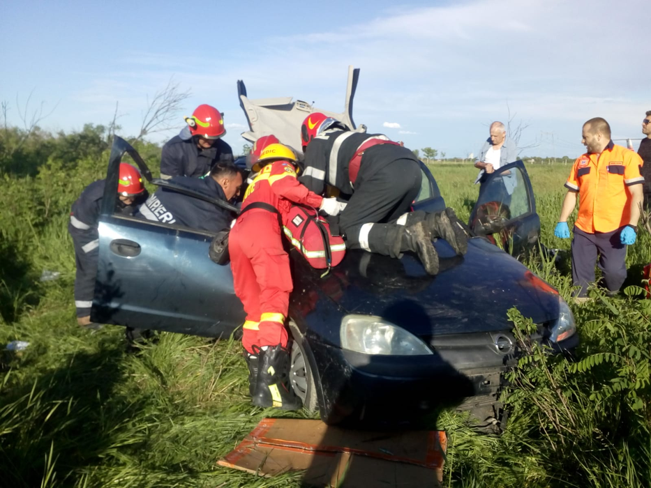 Pompierii de la descarcerare au intervenit prompt