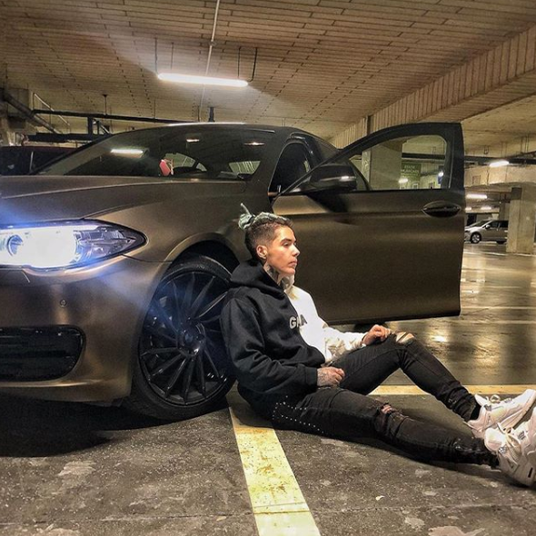 Lino Golden, implicat într-un accident rutier. Cum arată bolidul condus de „fiul” lui Alex Velea