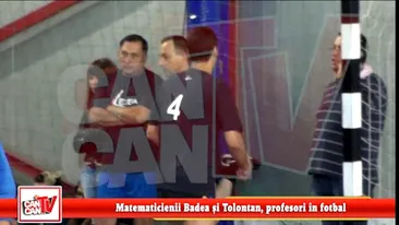 Matematicienii Badea si Tolontan, profesori in fotbal