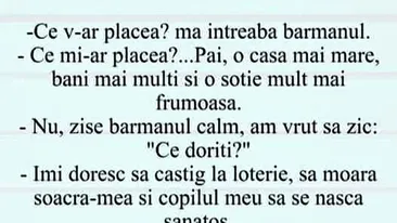 BANCUL ZILEI | De ce nu e indicat să iei barmanul peste picior