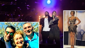 Gina Pistol și-a susținut iubitul împreună cu “socrii ei”! Imagini senzaționale de la concertul lui Smiley de la Arenele Romane