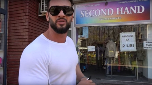 Dorian Popa, sesiune de shopping în magazinele second hand, după ce a cheltuit recent peste 7.000 € pe doar 3 ținute | VIDEO