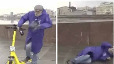 Incident neașteptat în direct! Un meteorolog se prăbușește sub ochii telespectatorilor