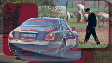 Ce daune a suferit Rolls-ul de 1/2 milion € al lui Gigi Becali după “pelerinajul” la stână