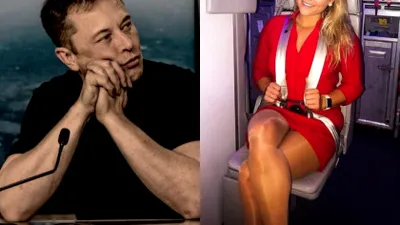 O stewardesă a rămas singură cu Elon Musk. Ce a urmat e uluitor: I-a oferit un cal pentru...