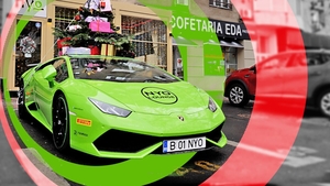 Și-au transformat Lamborghini-ul în sania lui Moș Crăciun! ”Ne-am inspirat de la Pescobar” Cum arată aroganța unor milionari din Capitală!