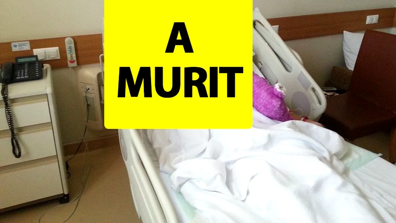 Vestea care a șocat România. A murit pe patul de spital în urmă cu puțin timp