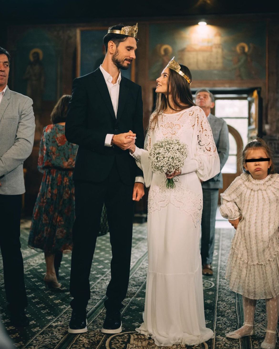 Ce a putut să facă Smaranda la nunta lui Theo Rose cu Anghel Damian. Foto: Instagram / Codin Maticiuc