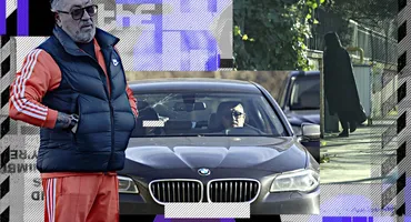 Ce au pus la cale Serghei Mizil și o misterioasă brunetă! A condus-o, cu ”talent”, până la poartă