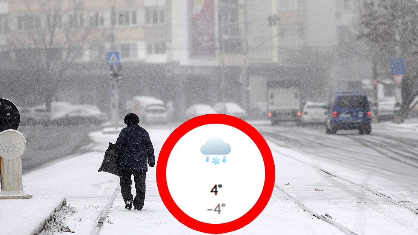 Meteorologii Accuweather au schimbat prognoza: Pe ce dată ninge în București. E mai devreme decât ne așteptam