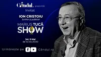 Marius Tucă Show începe joi, 5 mai, de la ora 20.00, live pe gandul.ro