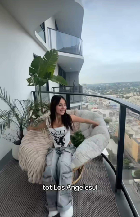 Cum arată apartamentul din Los Angeles al Andrei Gogan / Foto: Captură Video TikTok