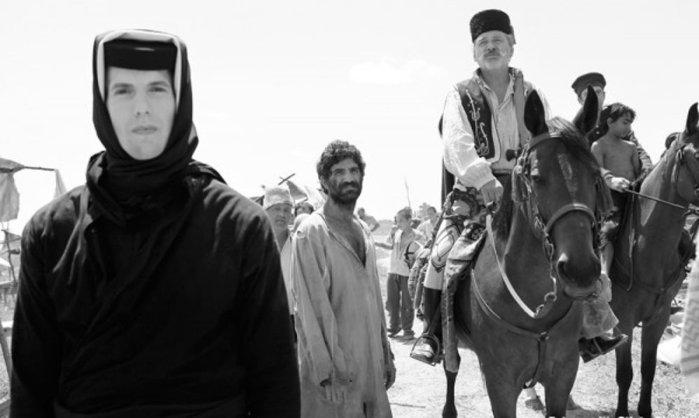 Imagine din "Aferim", cu "Firicel" și "rivalul" lui din "Mangalița"