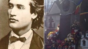 Imagini exclusive. Ce a apărut la mormântul lui Mihai Eminescu în prima zi a anului