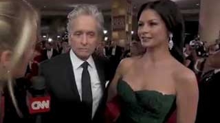 VIDEO Michael Douglas a fost ovationat la Globurile de Aur!