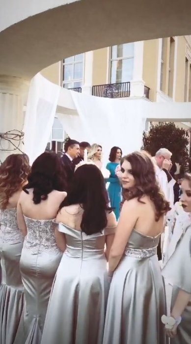 Andreea Berecleanu a fost nașă la cununia unor prieteni